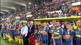 L'ideatore della Partita del Cuore Mogol alla sfida politici vs cantanti all'Aquila