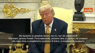 Trump: "Licenziare Jerome Powell (Fed)? Altamente improbabile"