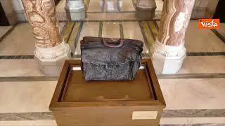 Anniversario Strage Via D'Amelio, ecco la borsa di Paolo Borsellino esposta a Montecitorio