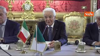 Mattarella al Presidente della Repubblica algerina Tebboune: Grande l'amicizia tra Algeria e Italia