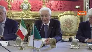 Mattarella al Presidente della Repubblica algerina Tebboune: Grande l'amicizia tra Algeria e Italia