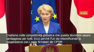 Von der Leyen a Tokyo: Cooperare per riformare insieme Organizzazione mondiale commercio