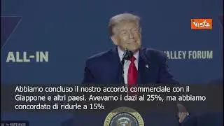 Trump: Firmato accordo con il Giappone, tariffe al 15%