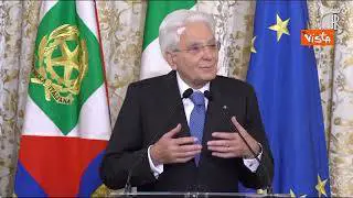 Mattarella alla nazionale di calcio femminile: Sport elemento fondamentale della vita sociale