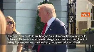 Trump: "Hamas non vuole fare un accordo a Gaza"