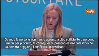 Meloni in Etiopia: L'insicurezza alimentare è un problema sia politico che economico