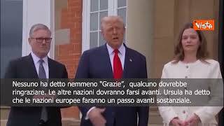 Gaza, Trump a Londra: Priorità è sfamare le persone, anche Ue si farà avanti
