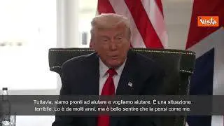 Guerra a Gaza, Trump: "Situazione terribile, dobbiamo sfamare i bambini palestinesi"