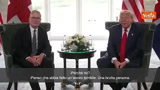 Trump: "Non sono grande fan del sindaco di Londra, ha fatto un lavoro terribile" SOTTOTITOLI