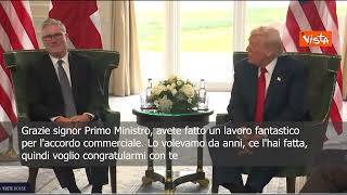 Starmer scherza con Trump: Grazie per l'invito a golf, ma ti inviterò a una partita di calcio