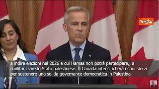 Carney: Il Canada riconoscerà lo Stato di Palestina a settembre