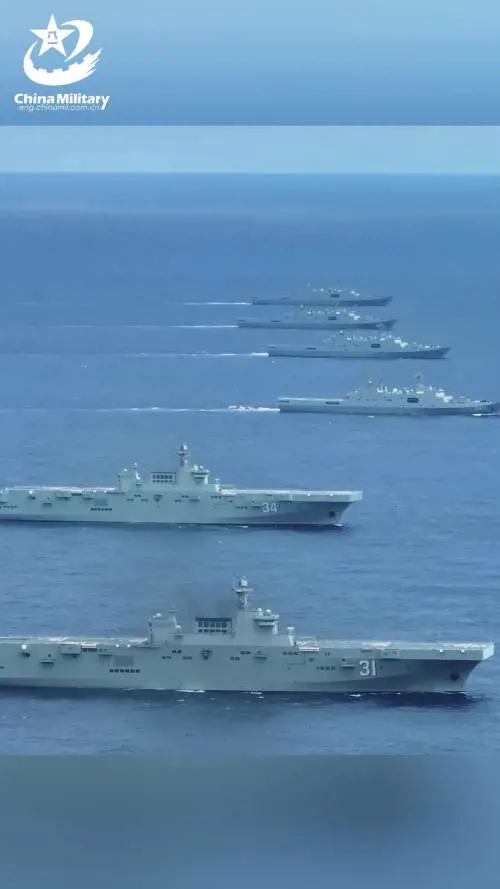 Il debutto della nave cinese Type 075 Hubei
