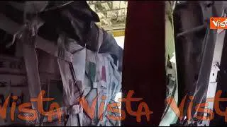 Il lancio di aiuti umanitari italiani a Gaza da aerei degli Emirati Arabi Uniti