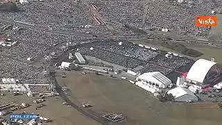 Giubileo Giovani, più di un milione di pellegrini a Tor Vergata per la messa con Papa Leone XIV