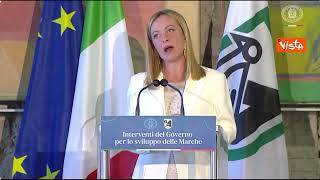 Meloni: Allargheremo a Regioni Marche e Umbria la ZES - zona economica speciale