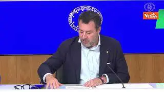 Ponte Stretto, Salvini: "Sarà volano di sviluppo per il Mezzogiorno"
