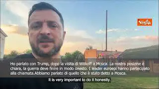 Zelensky: Ho parlato con Trump dopo visita di Witkoff a Mosca, Russia più propensa a tregua