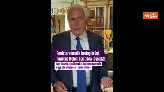 Giani: "Meloni impugna nostra legge salario minimo, anche dignità del lavoro turba sua sensibilità"