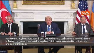 Trump: Tra Putin e Zelensky poteva scoppiare una guerra mondiale ma io ho fermato escalation