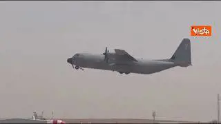 Prosegue il ponte aereo umanitario dell'Italia per Gaza, ecco il secondo aviolancio