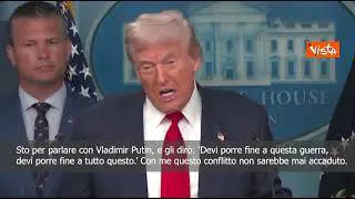 Trump: Incontrerò Putin e gli dirò che deve finire questa guerra