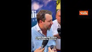 Ponte sullo Sretto, Salvini: Non averlo sarebbe follia, chi lo contesta è contro l'Italia
