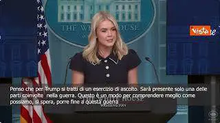 Leavitt (portavoce Trump): Incontro con Putin? Per Trump sarà un esercizio di ascolto