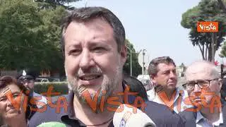 Salvini visita Rebibbia: "Alemanno l'ho visto tonico e determinato"