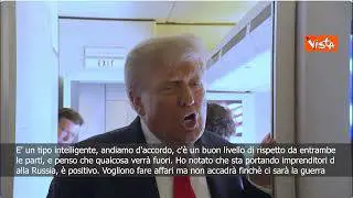 Incontro con Putin, Trump: E' un tipo intelligente, andiamo d'accordo, qualcosa uscirà fuori