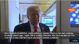 Incontro con Putin, Trump: Voglio un cessate il fuoco oggi, l'Ue non mi dice cosa fare