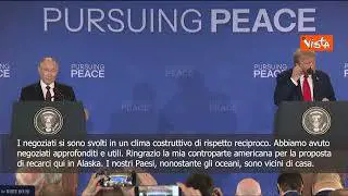 Putin ad Anchorage: Negoziati svolti in un clima costruttivo e di rispetto, sono stati utili