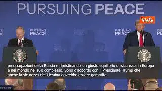 Putin ad Anchorage: Ucraina nazione fraterna, speriamo che intesa aiuti ad avvicinare pace