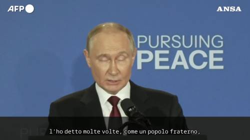 Vertice in Alaska, Putin: "Nostro paese sinceramente interessato a porre fine al conflitto"