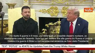 Trump: "Ho fermato 6 guerre in 6 mesi, so quello che faccio. Anche Putin vuole la pace"