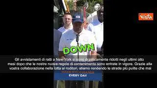 Guerra ai ratti a New York, il sindaco Eric Adams: In 8 mesi avvistamenti drasticamente ridotti