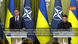Rutte (Nato): Servono solide garanzie di sicurezza per Kiev dall'Europa e dagli Usa
