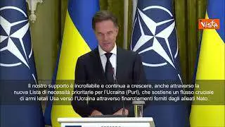 Rutte (Nato): Non permetteremo alla Russia di prendersi un centimetro di terra ucraina