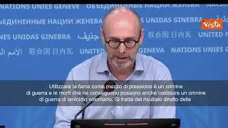 Volker Turk (Alto Commissario diritti umani Onu): Carestia a Gaza è crimine di guerra Israele