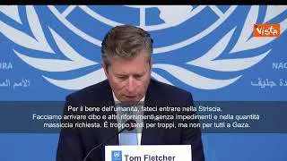 Tom Fletcher (Onu): "A Gaza carestia, a rischio 132.000 bimbi"