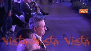 Standing ovation per Mario Draghi al Meeting di Rimini