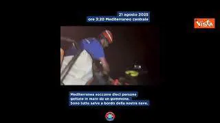 Migranti gettati in mare di notte, Mediterranea salva 10 naufraghi al largo della Libia