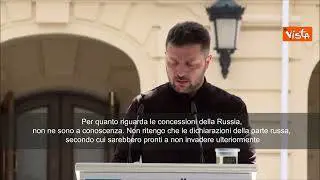 Guerra Ucraina, Zelensky: Non vedo concessioni da Mosca
