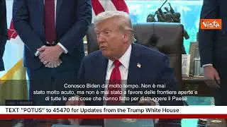 Trump: Biden non sapeva se era vivo o morto, non era lui ad usare l'autopen