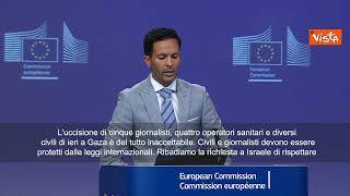 El Anouni (Commissione Ue): "Inaccettabile l'uccisione di giornalisti a Gaza"
