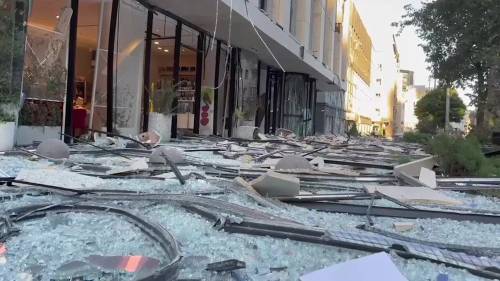 Raid russo su Kiev: le immagini della distruzione
