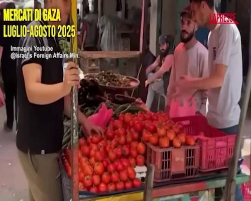 Israele, il video del ministero degli Esteri: "Nei mercati di Gaza c'è cibo, il resto sono bugie"