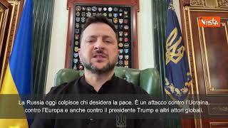 Guerra Ucraina, Zelensky: "Putin preferisce uccidere bambini che fare passi per la pace"