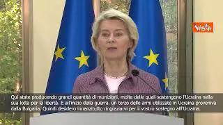 Von der Leyen in Bulgaria: Grazie per supporto a Ucraina, 1/3 delle munizioni prodotto da voi SOTT.