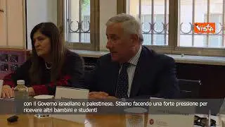 Tajani: Vogliamo ospitare studenti palestinesi, non facile ma facciamo pressione per riceverli