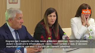 Ministra palestinese Aghabekian al Bambin Gesù: Grazie all'Italia, spero ci aiuterete a ricostruire